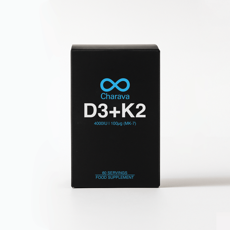 Charava Vitamin D3 (4000IU) + K2 (MK-7)