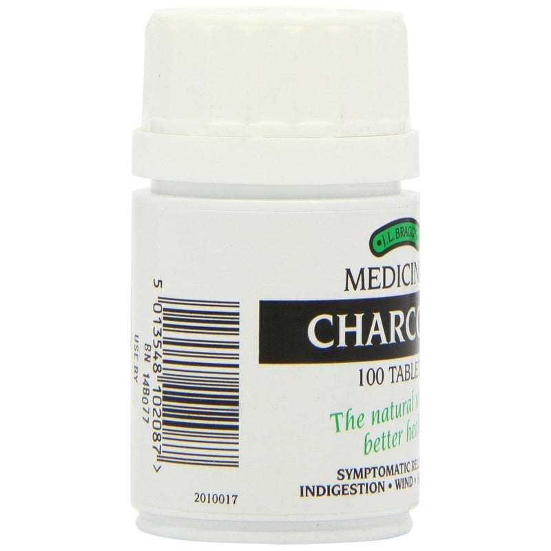 Charcoal 300mg - 100 Tablets | Bragg's Activated Charcoal UK