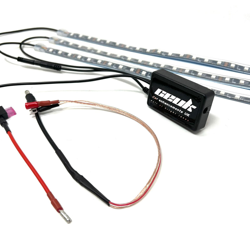 Chaser Edition Bluetooth Glove Box & Footwell Strip Kit – MK7 / MK7.5 Fiesta | 200+ RGB Modes | CEUK