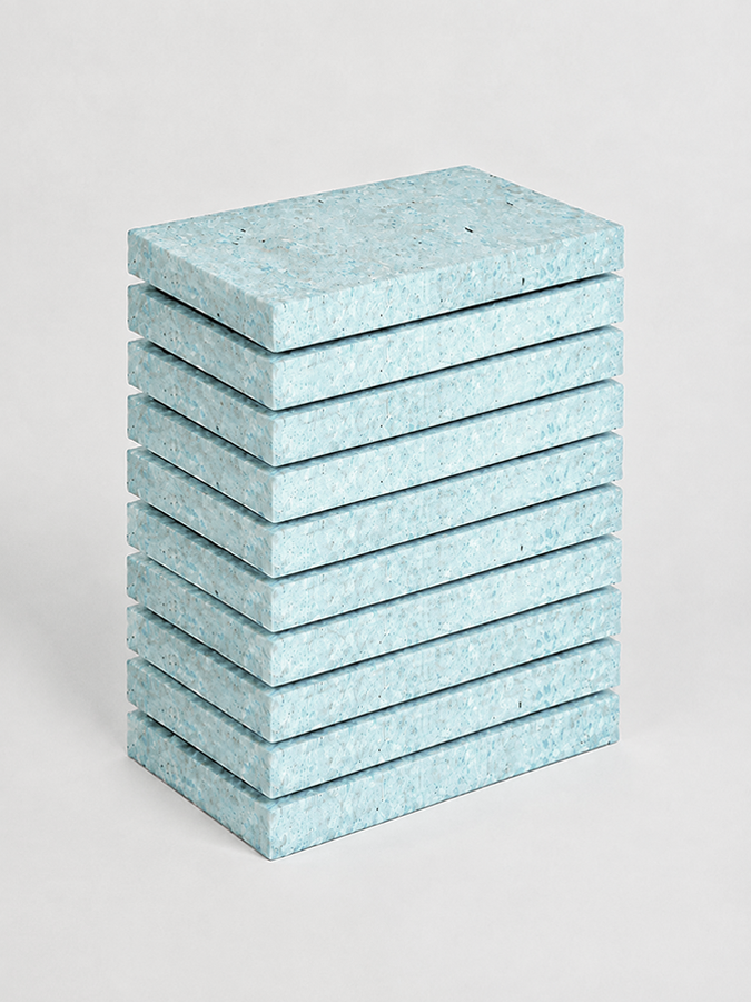 Yoga Studio 1'' Inch Chip Foam Half Yoga Block (10 Pack)