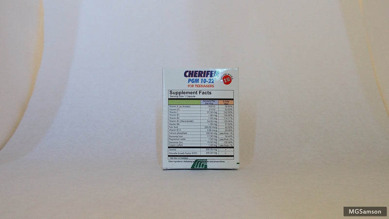 CHERIFER PGM 10-22 Capsule - Zinc, CGF & Taurine (30 Capsules)