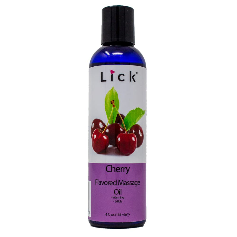 Cherry Flavored Massage Oil for Therapy – Aromatherapy & Vitamin E (4 oz)