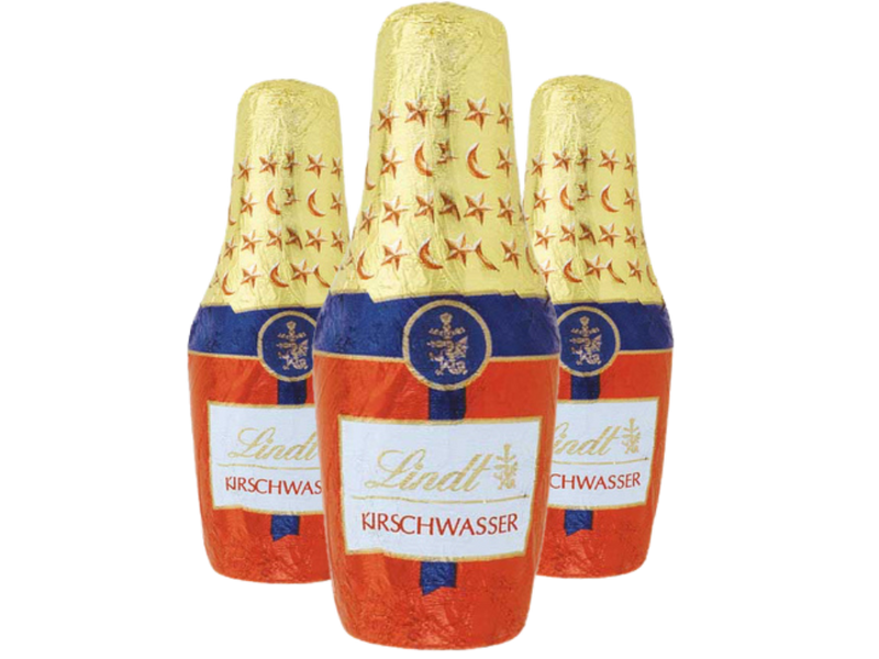 Lindt Kirsch Liqueur filled Dark Chocolate Bottles