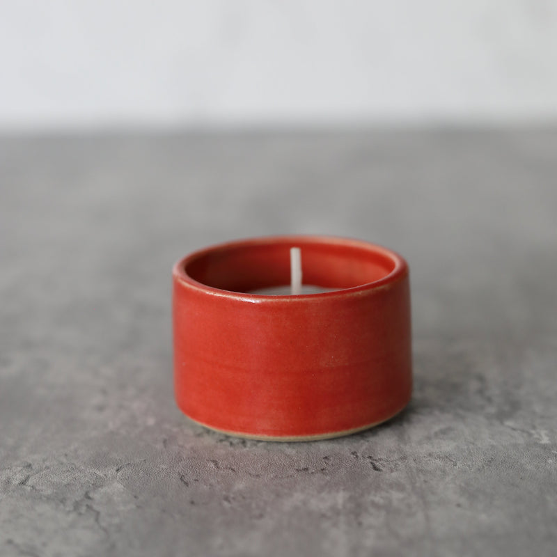 Cherry Red Classic Tea Light Holders