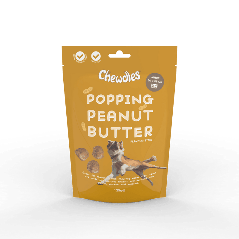 Chewdles Popping Peanut Butter Bites 5 x 125g