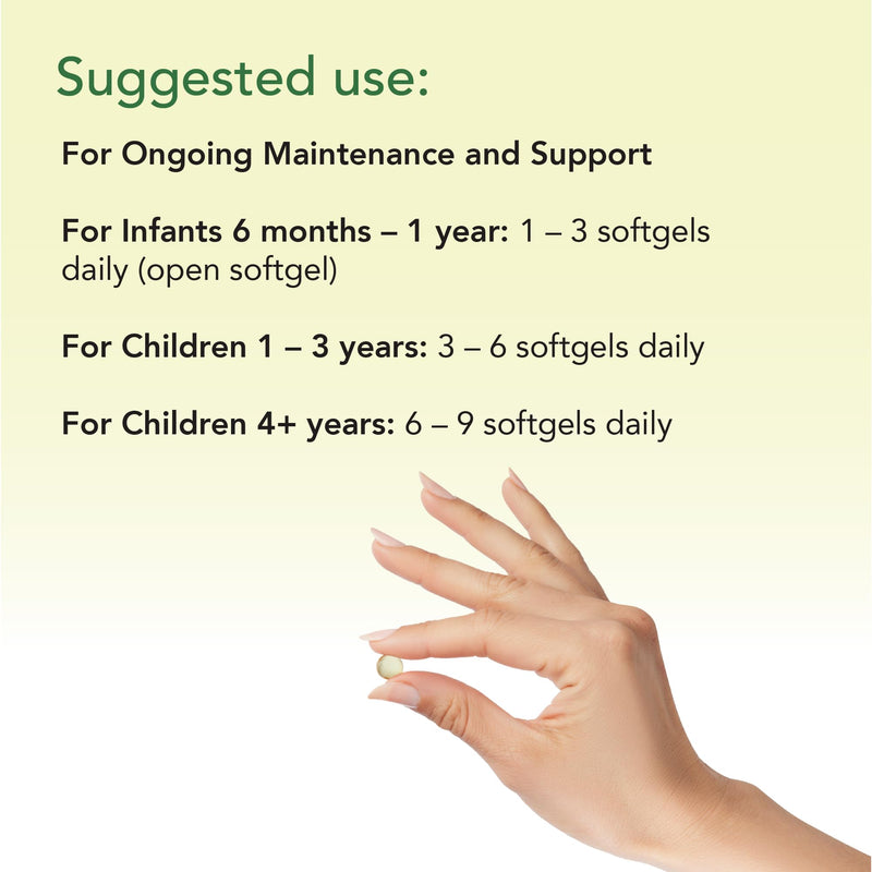 ChildLife Essentials Pure DHA for Kids - DHA & EPA Omega-3 Softgels (Gluten Free) Natural Berry, 90 Softgels (Pack of 2)