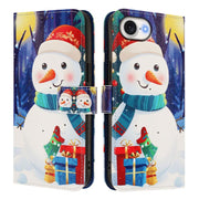 Christmas Series Buckle Leather Phone Case with Hand Strap, For iPhone 17e / 16e, For iPhone 17 Pro Max, For iPhone 17 Pro, For iPhone 17 - InStock