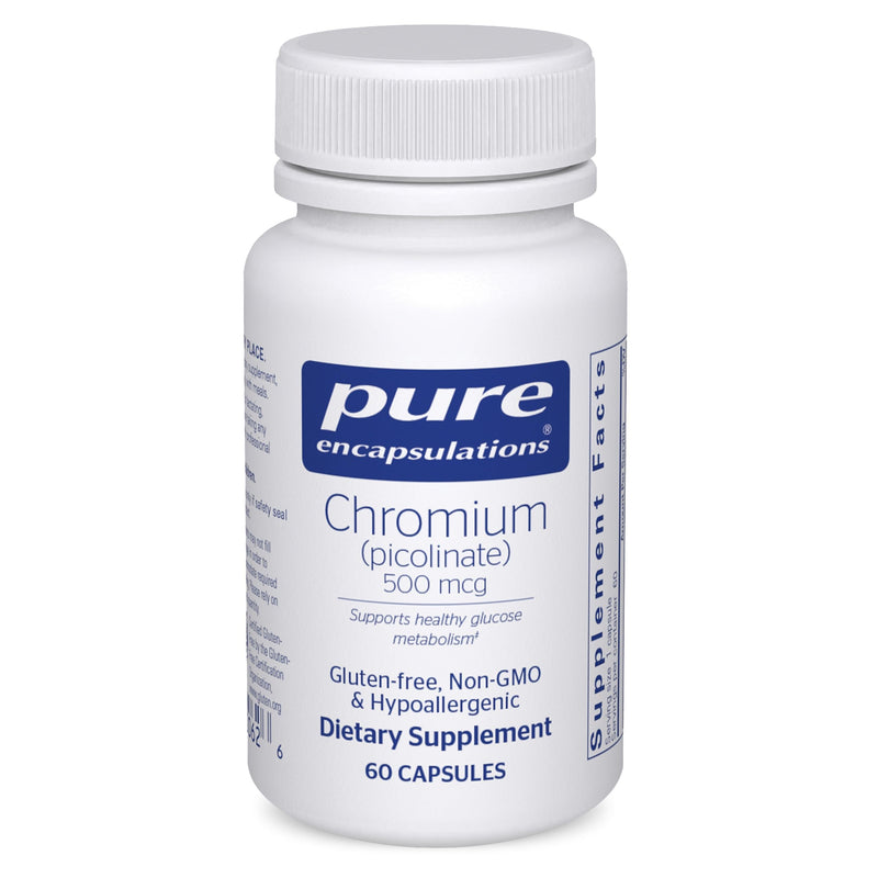 Chromium Picolinate 500 mcg – Pure Encapsulations | Metabolism Support