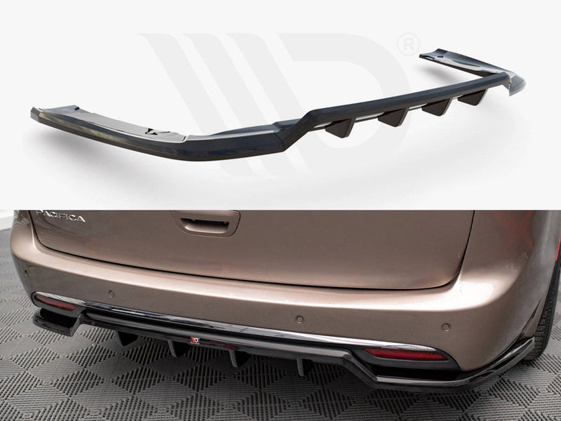 Maxton Design - CENTRAL REAR SPLITTER (VERTICAL BARS) CHRYSLER PACIFICA MK2