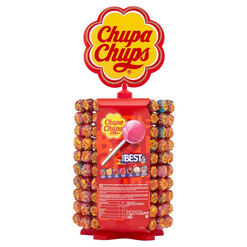 Chupa Chups Wheel Best of Lollipops, 12g (200 Pieces)