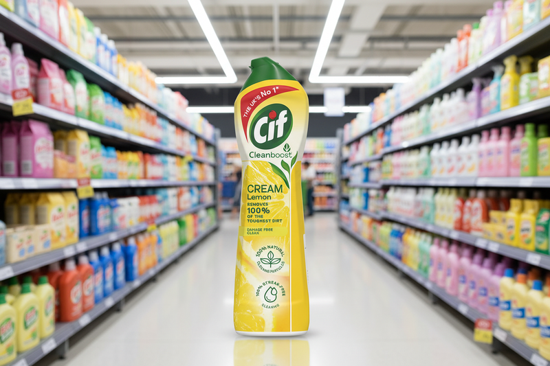 8 x Cif Lemon Cream Cleaner 500 Ml