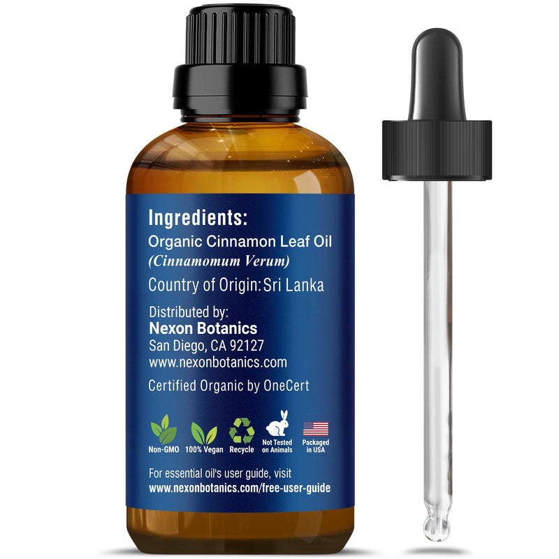 Organic Cinnamon Essential Oil 30 ml - Nexon Botanics | 100% Natural & Undiluted