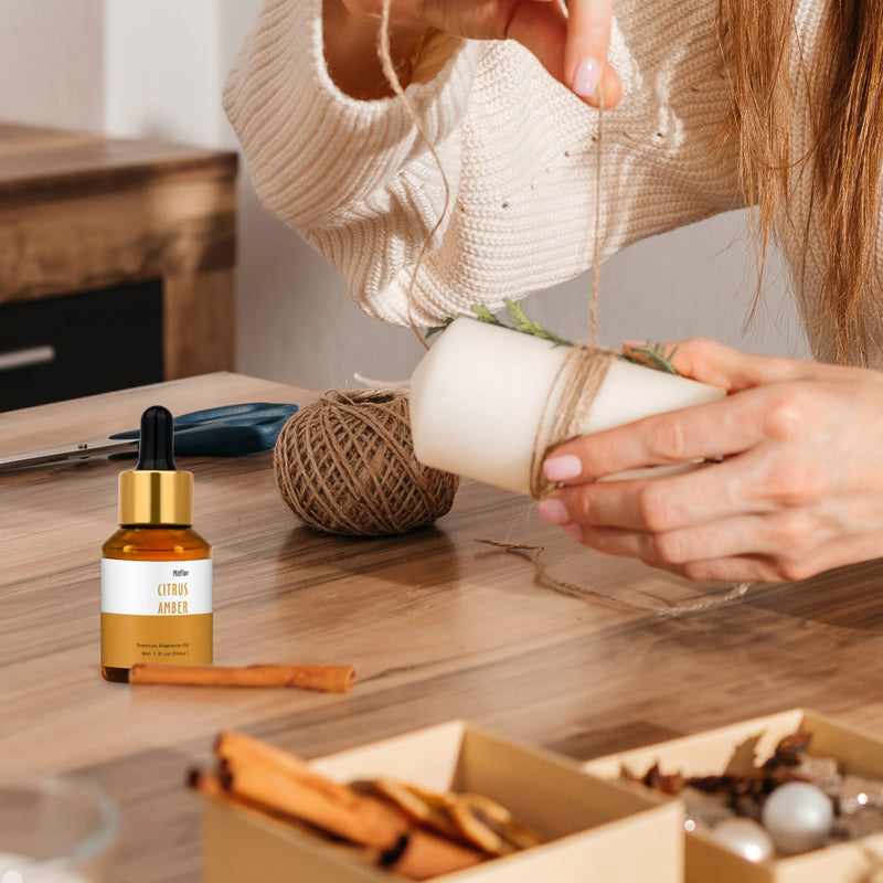 Citrus Amber Fragrance Oil – MitFlor Hotel Collection (30ml) | Premium Diffuser Oil