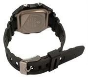 Clasico Mens Digital Water Resistant Black Rubber Strap Watch - InStock