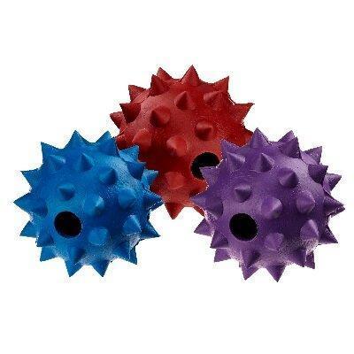 Classic Rubber Spike Ball with Bell Large 90mm - Case of 6