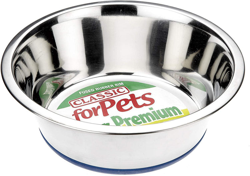 Classic Stainless Steel Non-Slip Dish 17cm