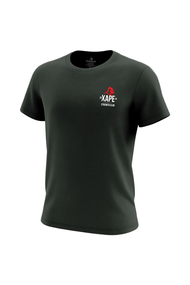 XAPE Classic Strength X Tech Tee - Forest Green