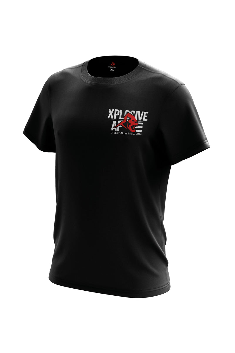 XAPE Stacked Logo Tee - Black