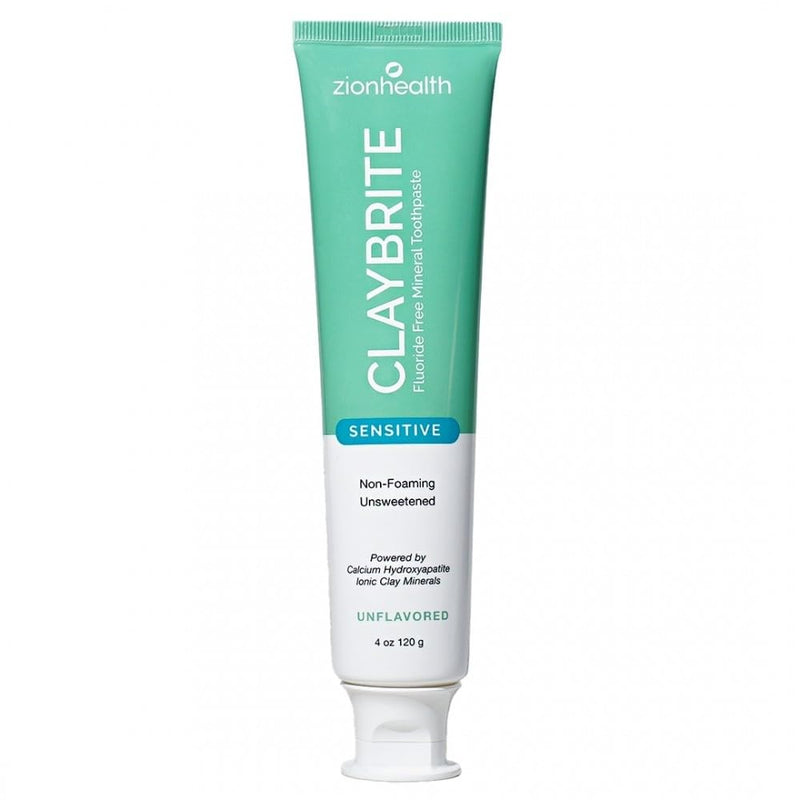 ClayBrite Sensitive Natural Toothpaste – Zion Health 4 oz
