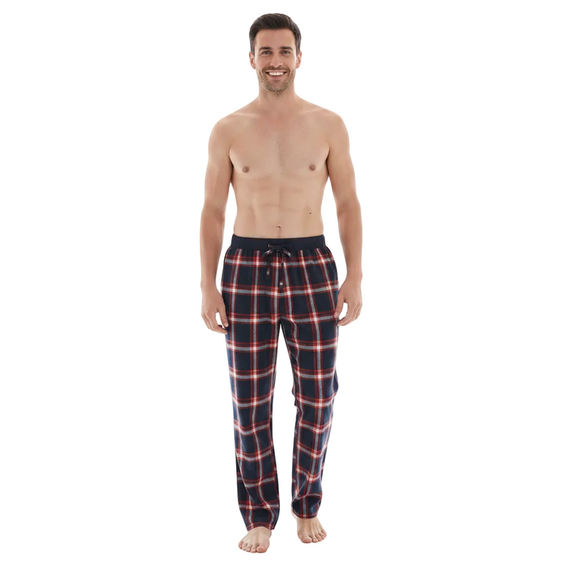 Men's Flannel Pyjama Bottoms - Unmatched Comfort and Style, Pack of 2