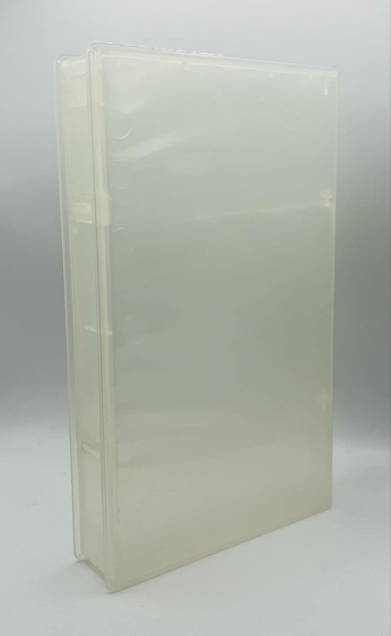 12 x Empty Clear VHS Video Tape Cases