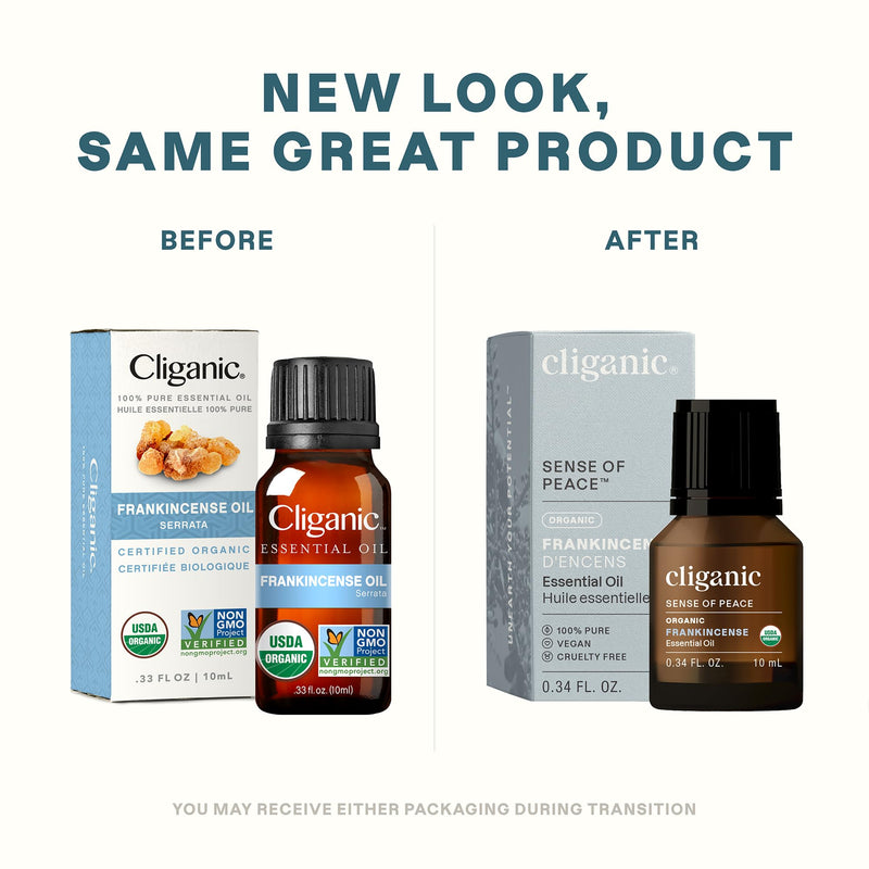Cliganic Organic Frankincense Essential Oil - 100% Pure USDA Organic