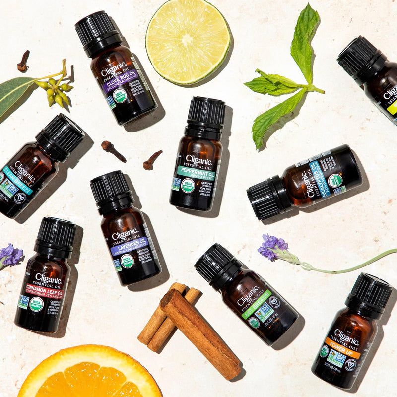 Cliganic USDA Organic Lemon Essential Oil – 100% Pure & Natural, Non-GMO