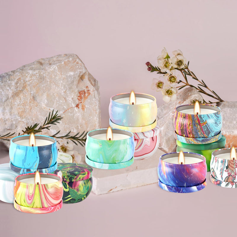 CLTNIKET 36 Packs Scented Candles Gift Set – 2.5 oz Portable Jars for Spa, Yoga, Aromatherapy