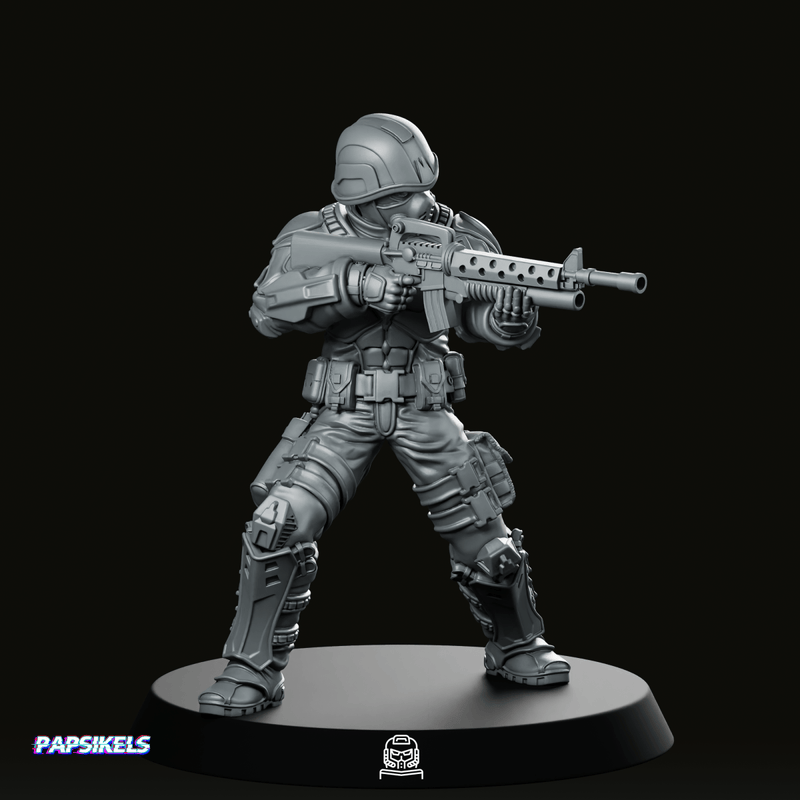 Cobra Infantry Trooper 2 Miniature Sci-Fi Rifleman Soldier