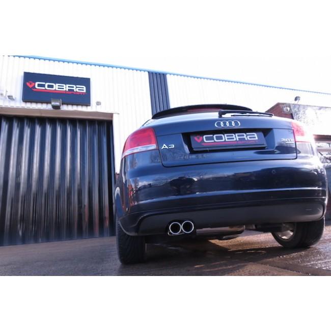 Cobra Exhausts - Audi A3 (8P) 2.0 TFSI Quattro (3 Door) Cat Back Performance Exhaust