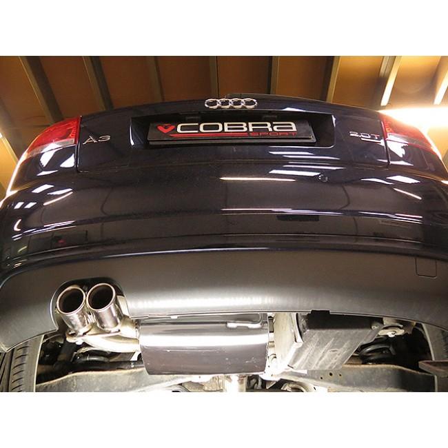 Cobra Exhausts - Audi A3 (8P) 2.0 TFSI Quattro (3 Door) Cat Back Performance Exhaust