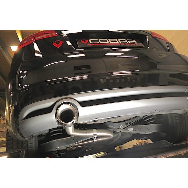 Cobra Exhausts - Audi A3 (8P) 2.0 TDI 2WD (2008-12) (3 Door) Single Tip Cat Back Performance Exhaust