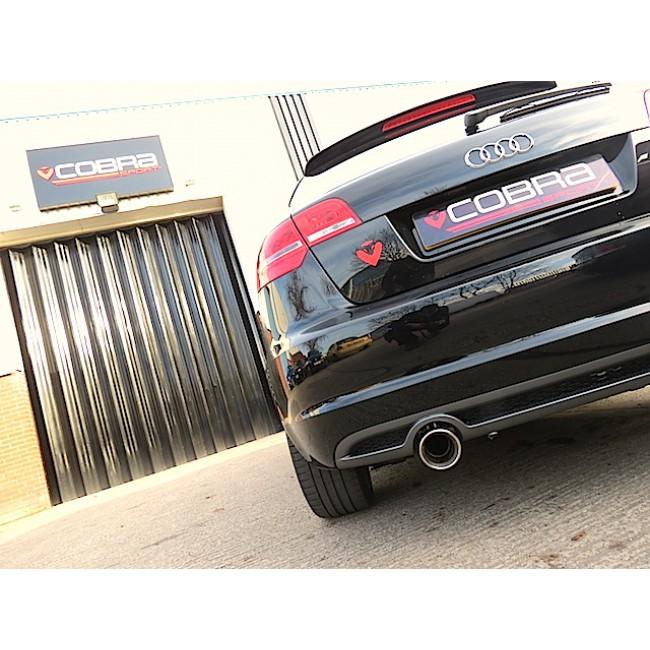 Cobra Exhausts - Audi A3 (8P) 2.0 TDI 2WD (2008-12) (5 Door) Single Tip Cat Back Performance Exhaust