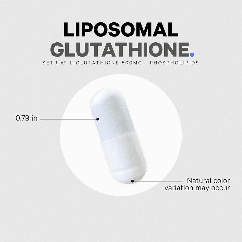 Codeage Liposomal Glutathione Supplement – 500 mg Setria L-Glutathione, Liposomal Delivery, Vegan, Non-GMO