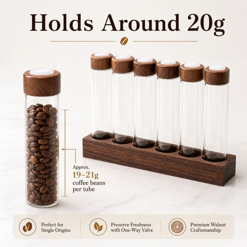 Walnut Coffee Bean Cellar