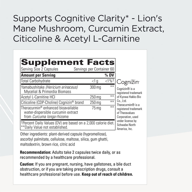 ProThrivers Wellness Brain – Brain Health Support (120 Capsules) – Vegan, Gluten-Free & Dairy-Free