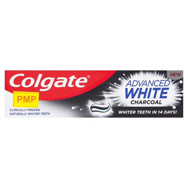 Colgate Advanced Whitening Charcoal Toothpaste 75ml (Case of 6)