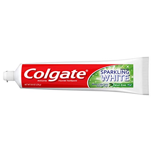 Colgate Sparkling White Whitening Toothpaste, Mint - 8 oz