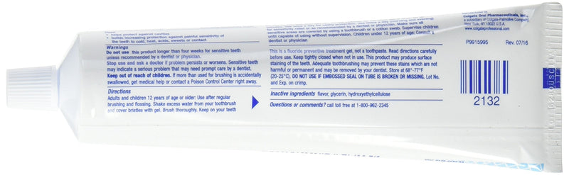 Colgate Gel-Kam Fluoride Preventive Treatment Mint Gel 4.3 oz – Cavities Protection & Sensitivity Relief