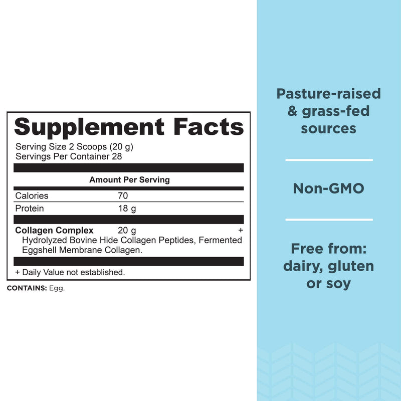 Ancient Nutrition Collagen Peptides Powder – Unflavored, 28 Servings, 20g/Serving