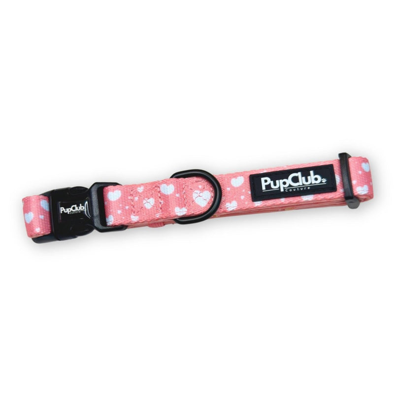 PupClub Dog Collar - Peachy Heart
