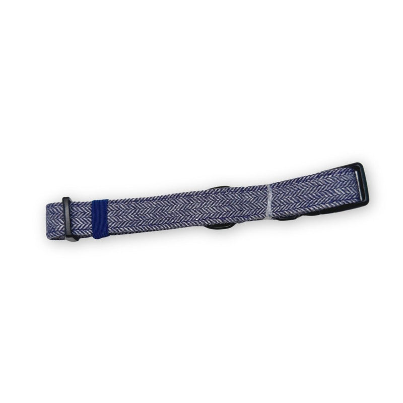 PupClub Dog Collar - Tweed Blue