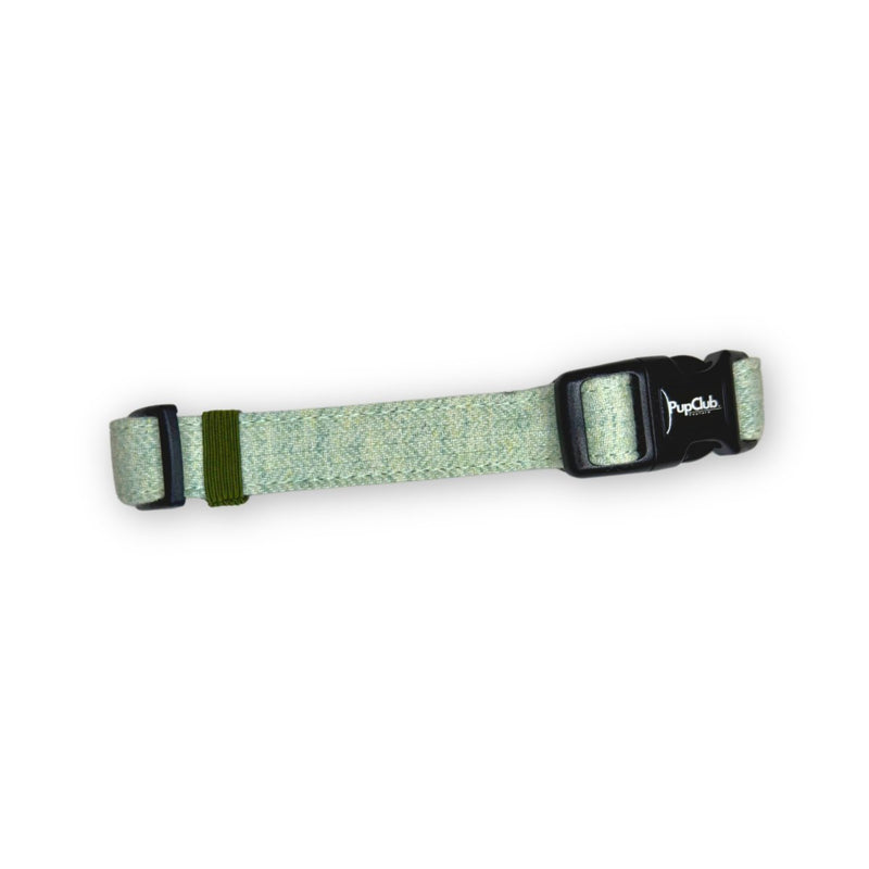 PupClub Dog Collar - Tweed Sage