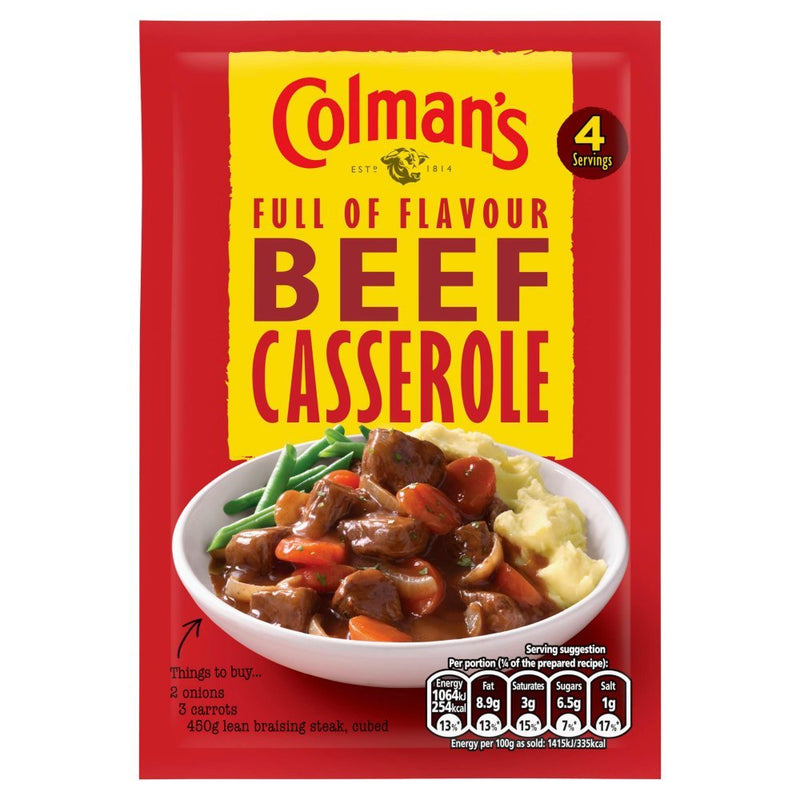 Colman's Beef Casserole Recipe Mix 40g