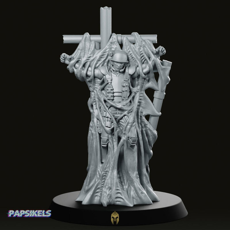 Colonial Marine Victim A Miniature Captured Cocooned