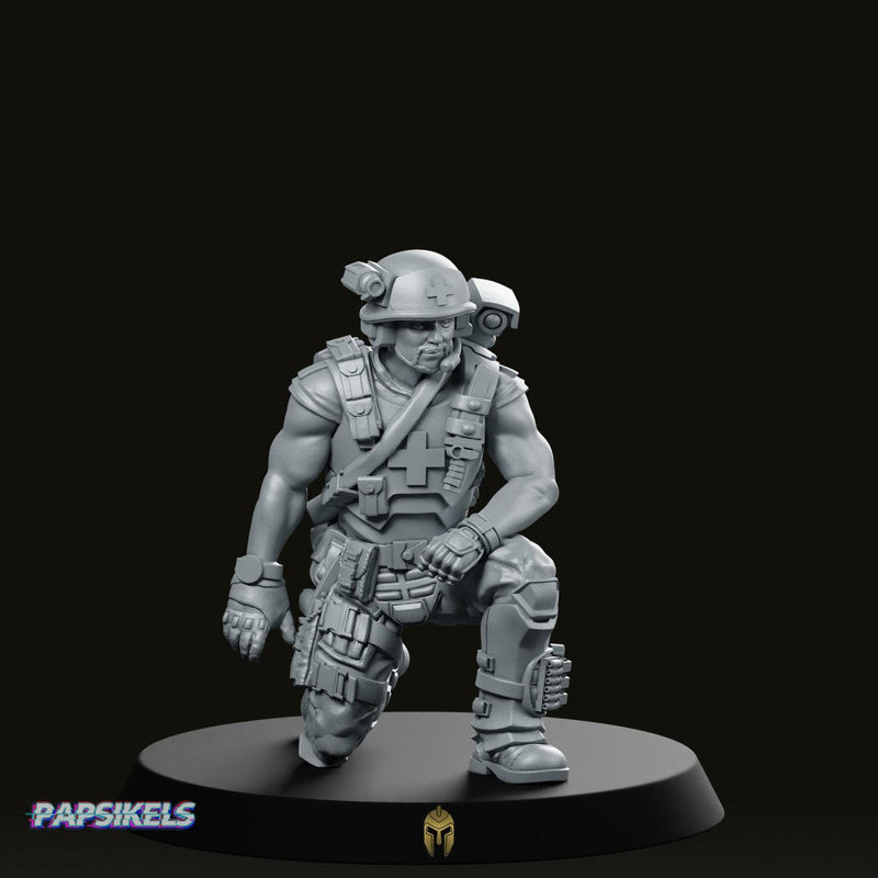 Colonial Medic Greg Hillerman Miniature Sci-Fi Combat Support