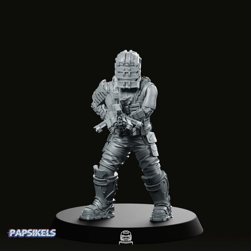 Colonial Space Combat Engineer 9 Miniature Armored Sci-Fi