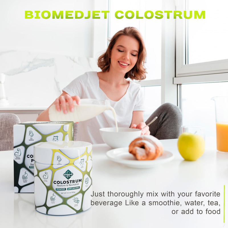 Colostrum Supplement Powder-for Immune Support, Gut Health-Muscle Recovery & Wellness-Natural IgG-Pure Whole Bovine Superfood-Unflavored-75 Servings