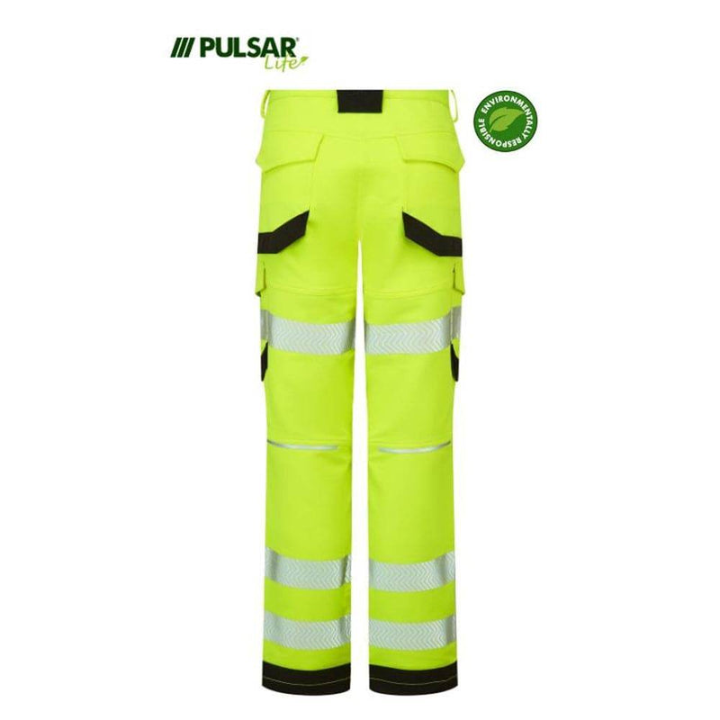 PULSAR® LIFE LFE971 GRS Women's Stretch Hi-Vis Combat Trouser Yellow