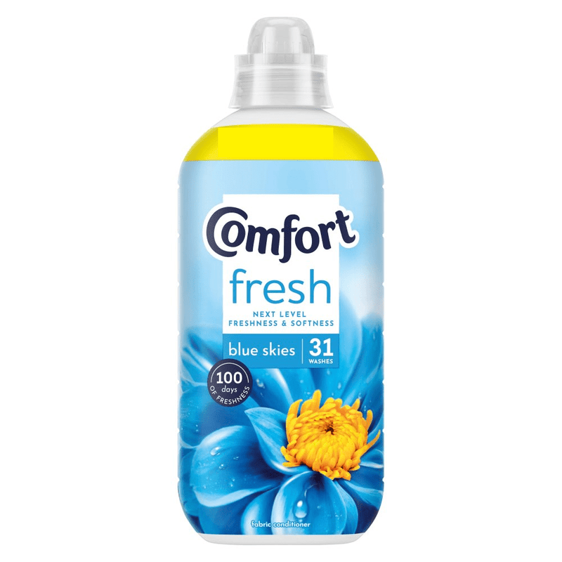Comfort Fresh Fabric Conditioner Blue Skies 31 washes 930ml (Case of 8)